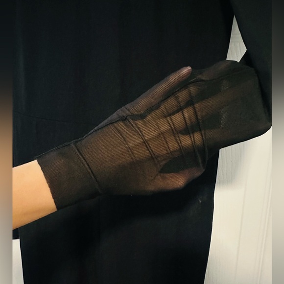 NWT ZARA Mesh Long Sleeve Bodycon Jumpsuit Size M - Picture 6 of 6